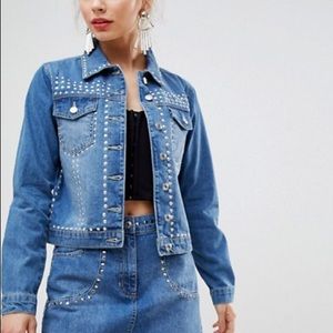ASOS Studded Denim Jacket